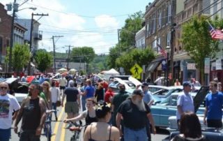 Attendees at Car Show