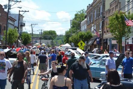 Attendees at Car Show