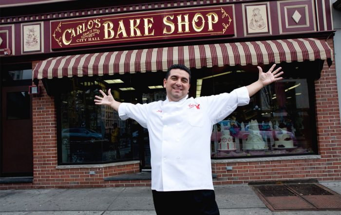 Buddy Valastro in front of his bake shop