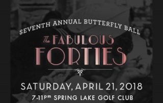 7th annual Butterfly Ball: the Fabulous Forties, promotional flyer