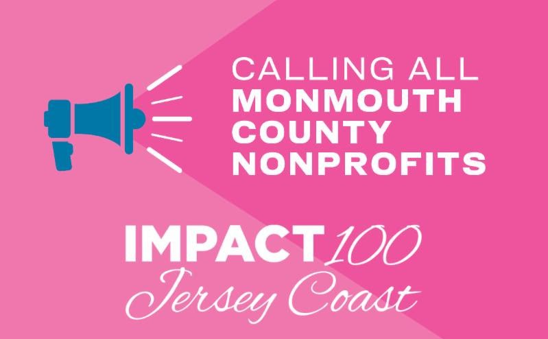 Impact 100: New Jersey, Calling all Monmouth County Non-profits, promotional graphic