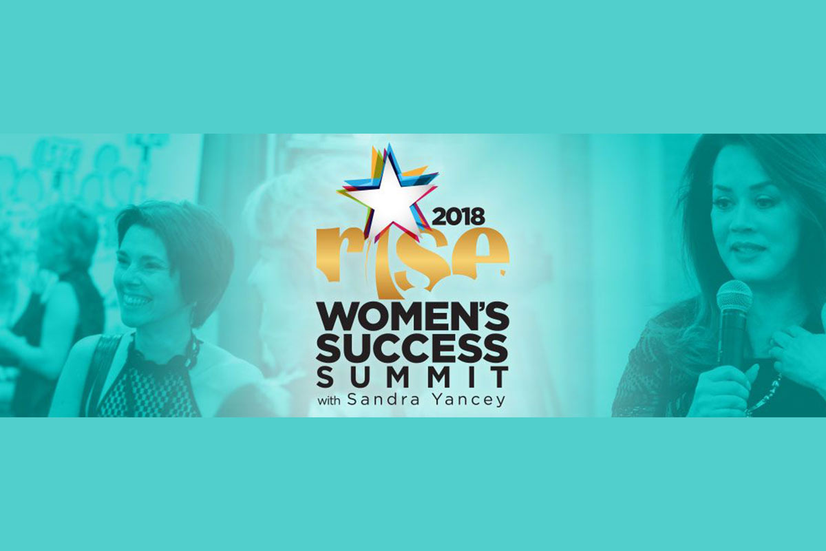 2018, RISE! Women's Success Summit, promotional graphic