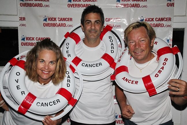 Bruce Gallipani with Cancer Overboard Board members