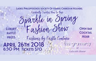 Sparkle in Spring, Fashion Show, promotional graphic