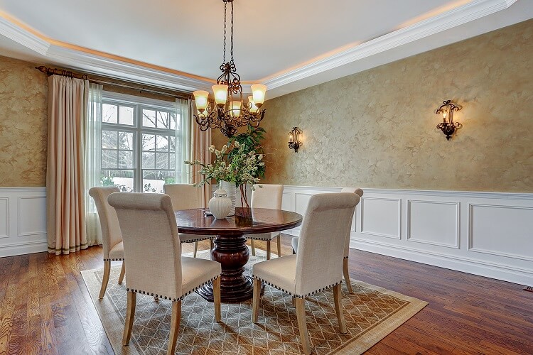 Chairs from Donny Osmond Home in a Rumson home