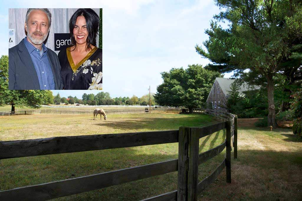 Tracey and John Stewart, their farm