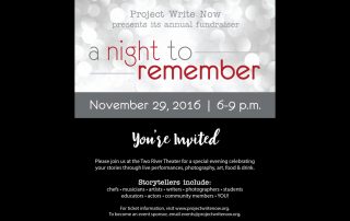 Invitation, A Night to Remember, promotional flyer