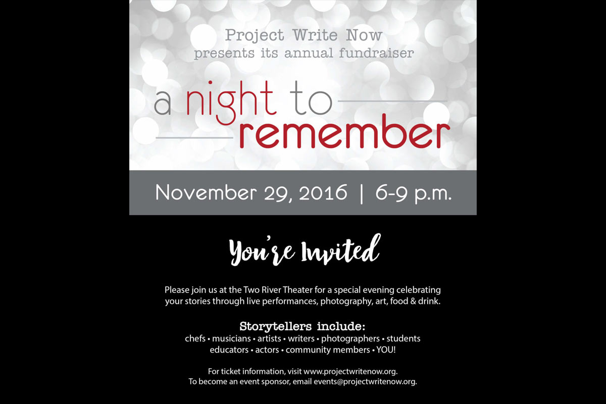 Invitation, A Night to Remember, promotional flyer