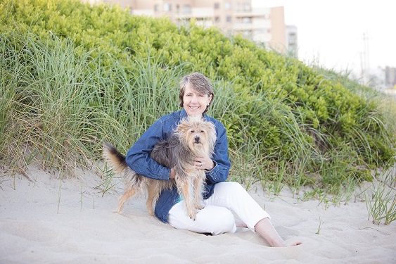 Cindy with her dog