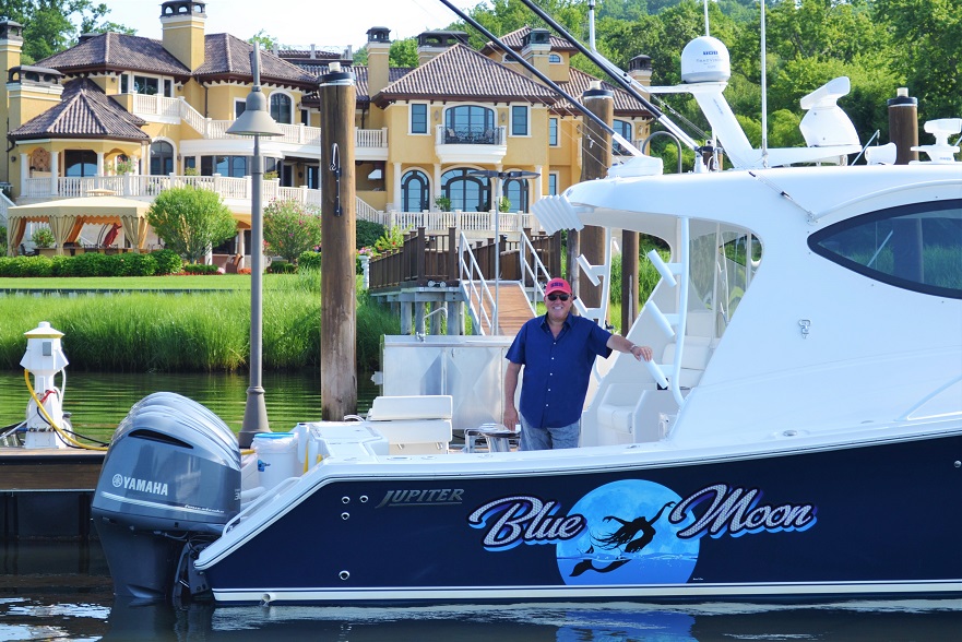 Sal Cannizzaro on boat