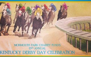 Monmouth Park Charity Funds, 15th Annual Kentucky Derby Day Celebration, prmotional graphic