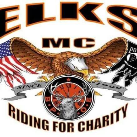 ELKS MC Riding for Charity, promotional graphic