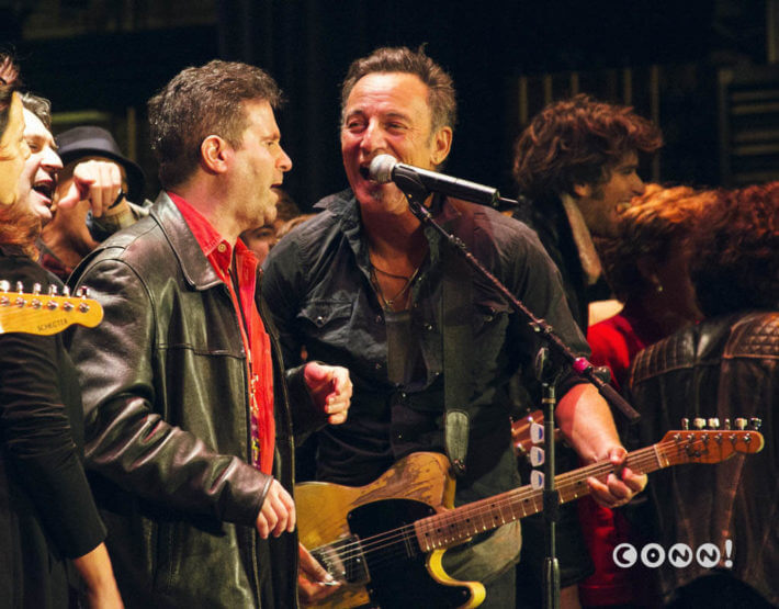 Bruce Springsteen singing at Winterfest