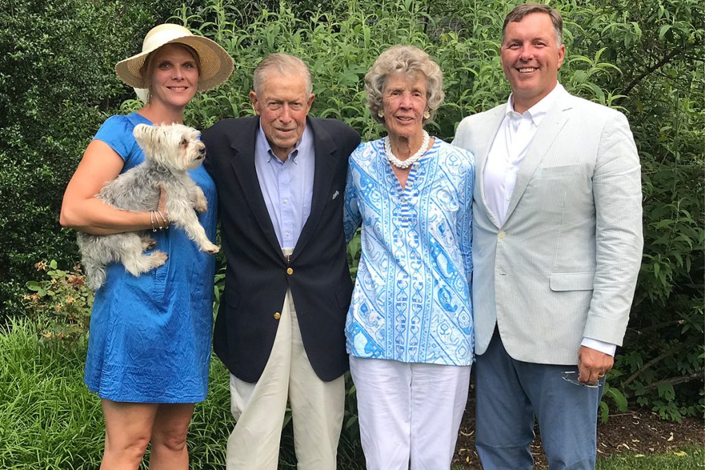 Shea and Chuck Jones III, with Charlie and Hope Jones, Jr.